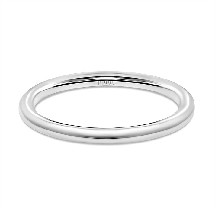 Close Out Deal - 999 White Platinum Band Ring 8297058 1