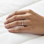 Close Out Deal - 999 White Platinum Band Ring