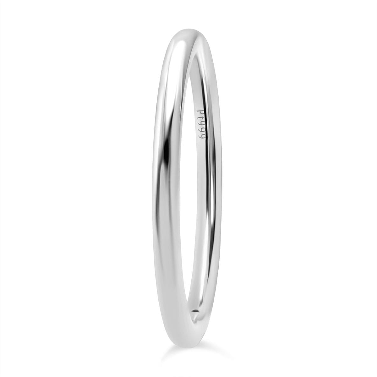 Close Out Deal - 999 White Platinum Band Ring 8297058 4