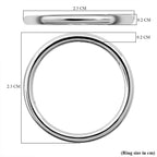Close Out Deal - 999 White Platinum Band Ring