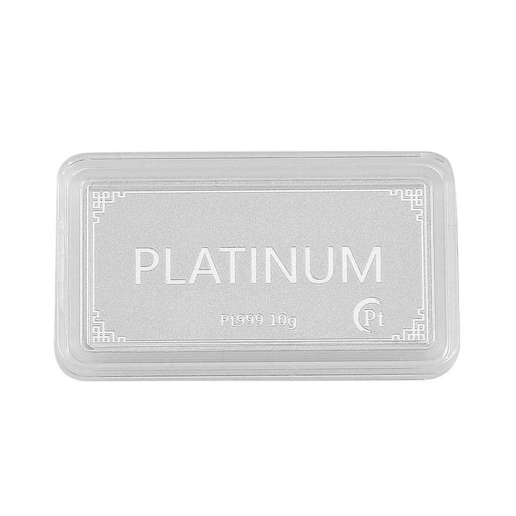 FIRST TIME EVER- PLATINUM BAR (999.99% Purity Size35x17.5x0.75) 10Grm