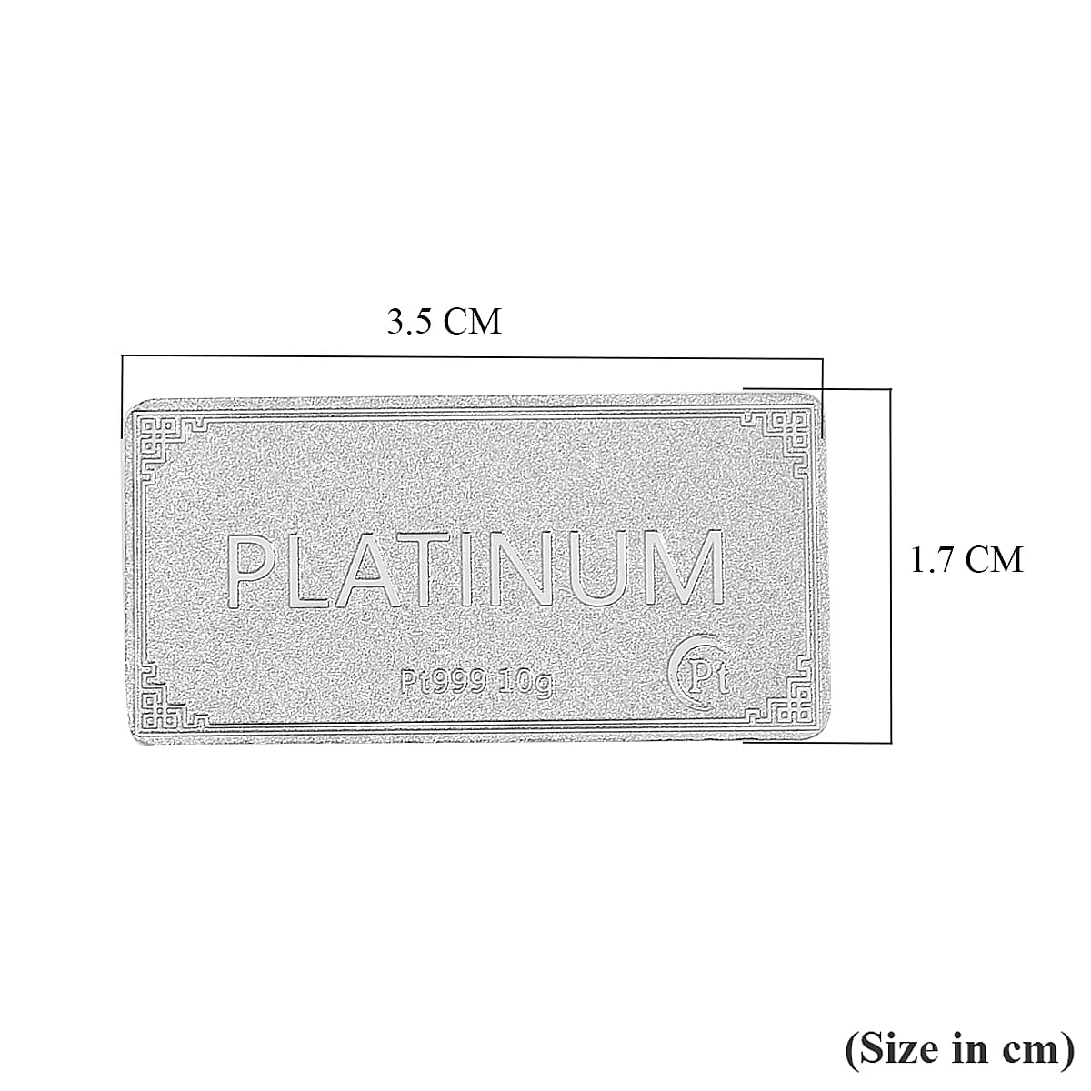 10 Grams of PLATINUM BAR (999.99% Purity) - Limited Stock 7573933 4