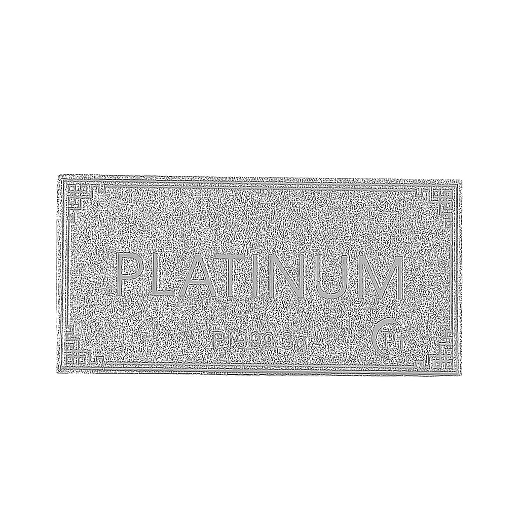 999 - White - Platinum - Standard  Accessories,  Platinum Wt. 3 Gms