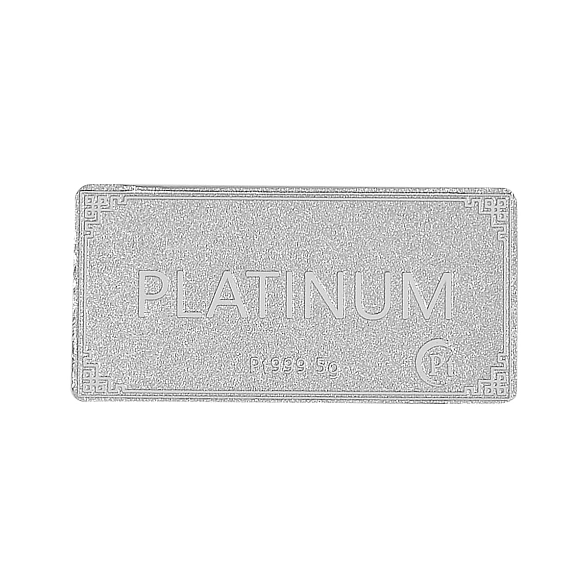 Biggest One Time Offer - 999 Platinum (99.9% Platinum Purity)  Bar Wt. 5.00 Gms 7573936 0