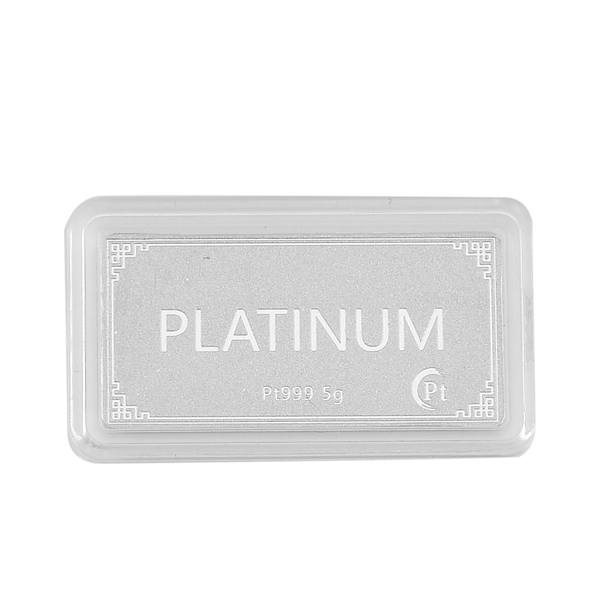 Biggest One Time Offer - 999 Platinum (99.9% Platinum Purity)  Bar Wt. 5.00 Gms 7573936 3