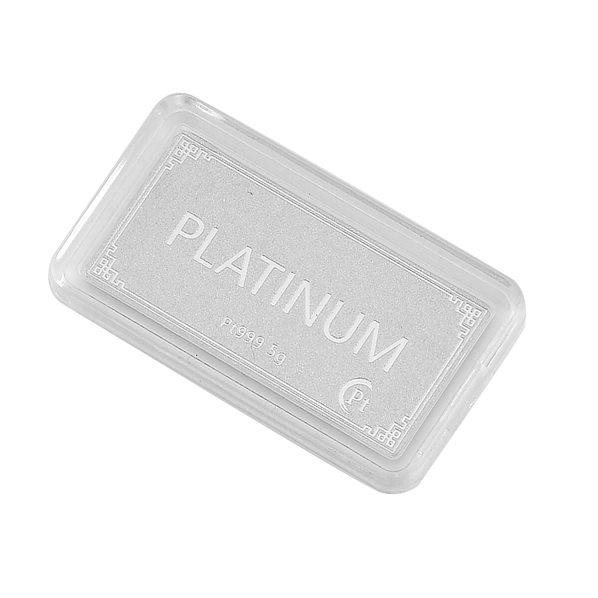 Biggest One Time Offer - 999 Platinum (99.9% Platinum Purity)  Bar Wt. 5.00 Gms 7573936 4