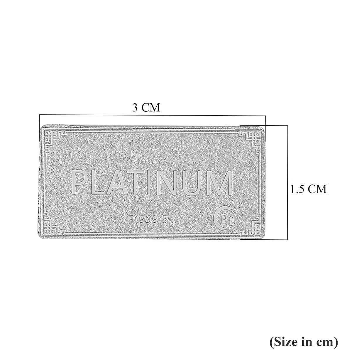 Biggest One Time Offer - 999 Platinum (99.9% Platinum Purity)  Bar Wt. 5.00 Gms 7573936 5