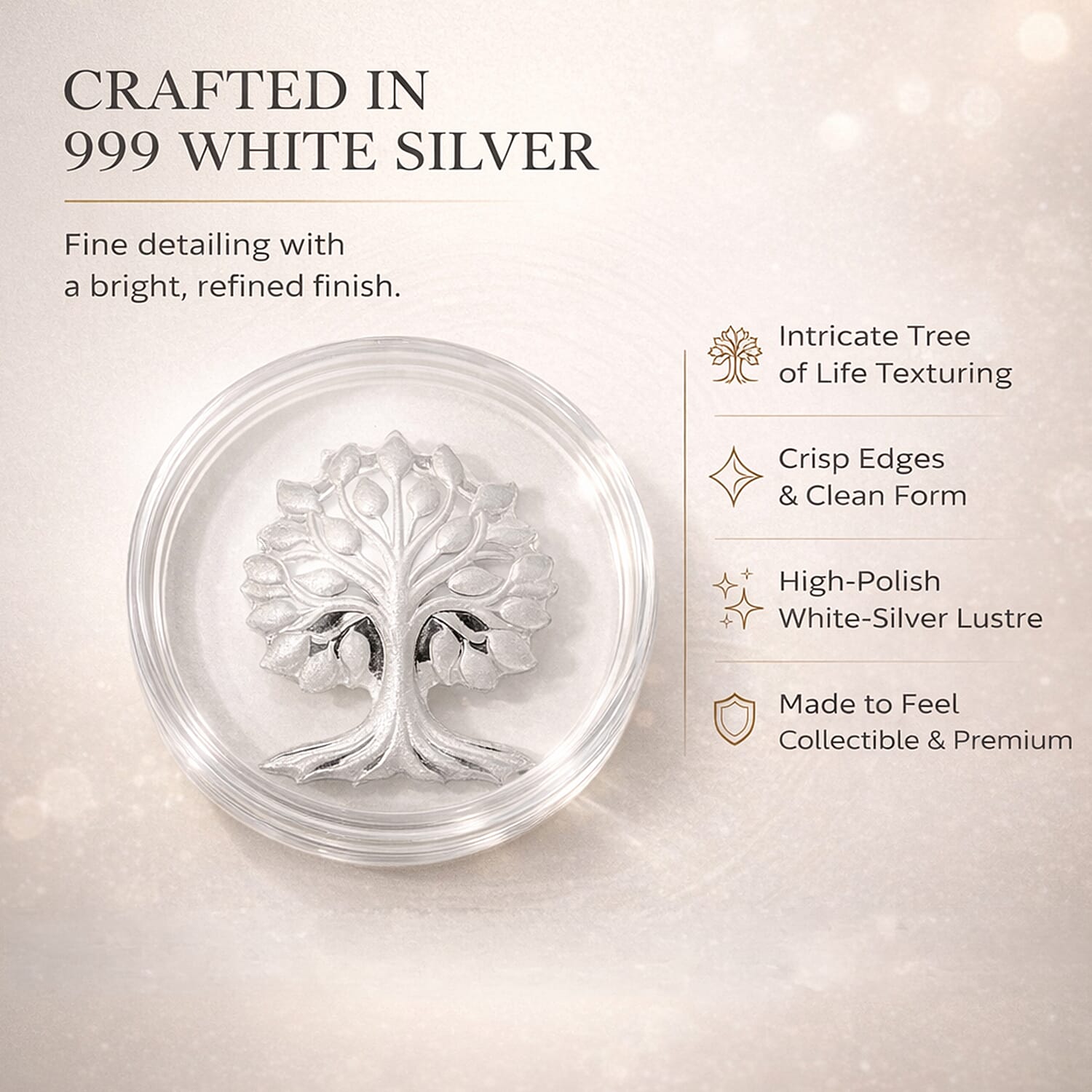999 White Silver Bar Tree of Life 8212762 2