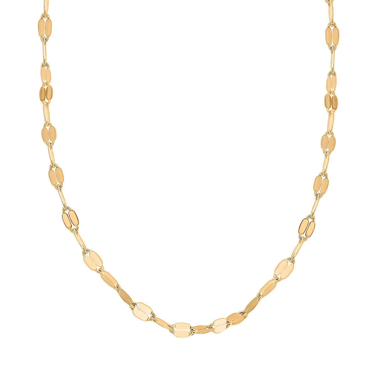9K Gold 2.3 MM Forzantina Chain with Spring Ring Clasp 18 Inch 8104711 0
