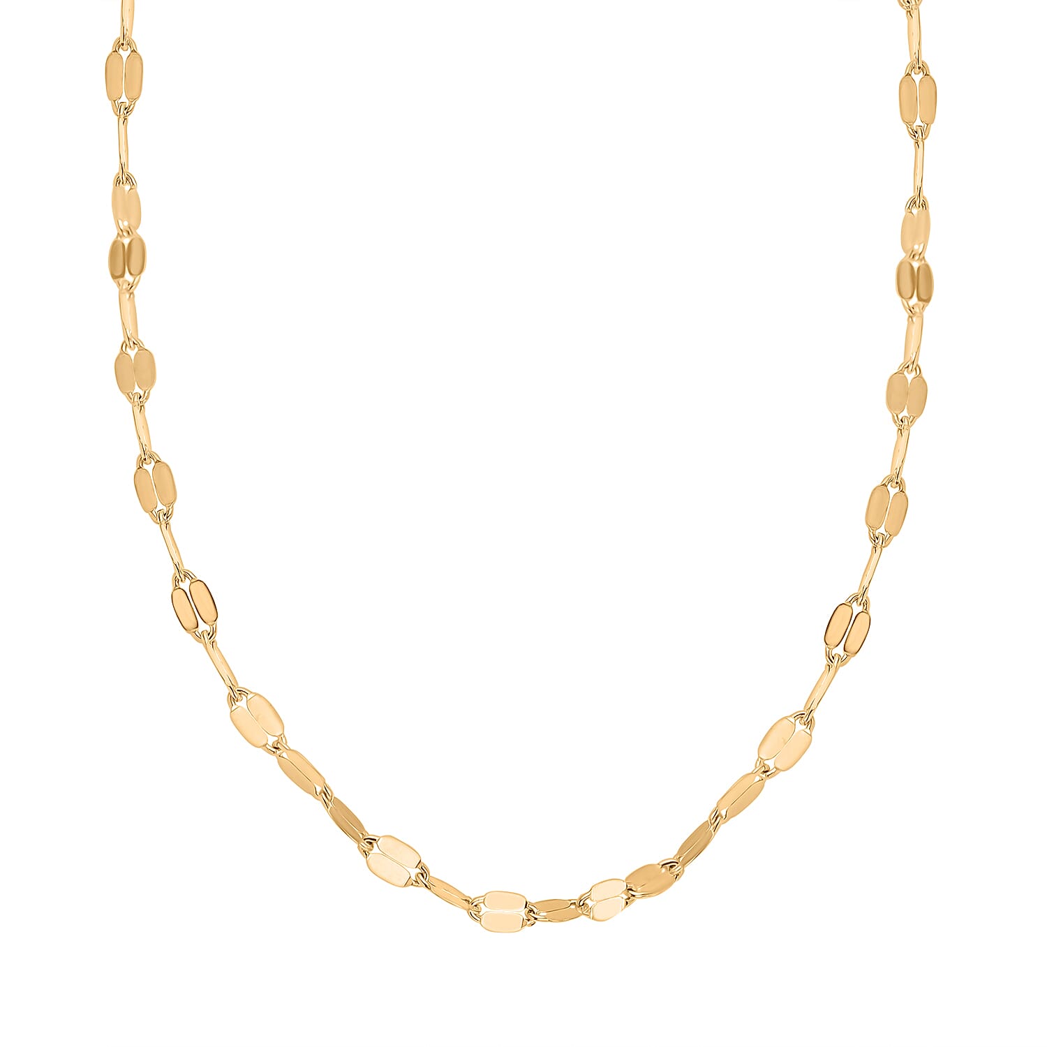9K Gold 2.3 MM Forzantina Chain with Spring Ring Clasp 18 Inch 8104711 0