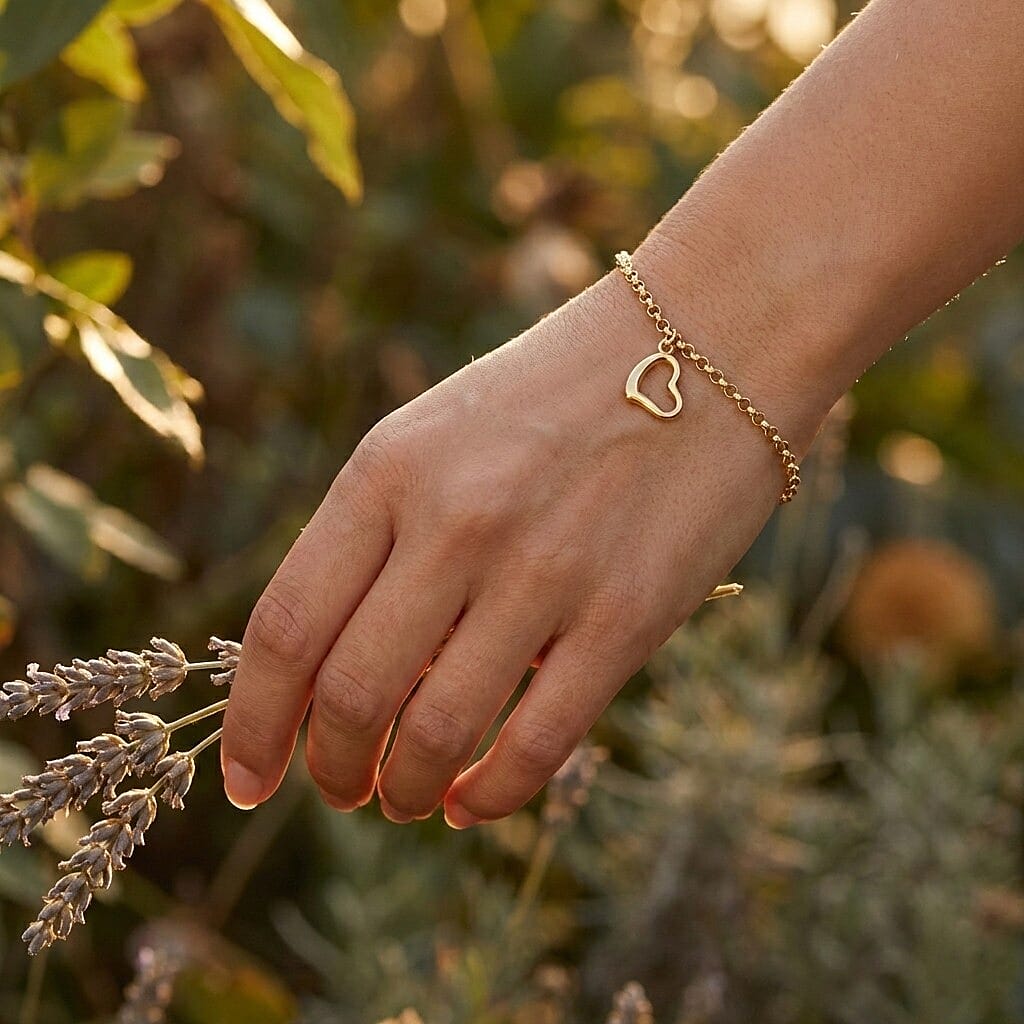 9K Gold 2.4 MM Belcher Bracelet with Spring Ring Clasp 7 Inch Polished 8104726 2