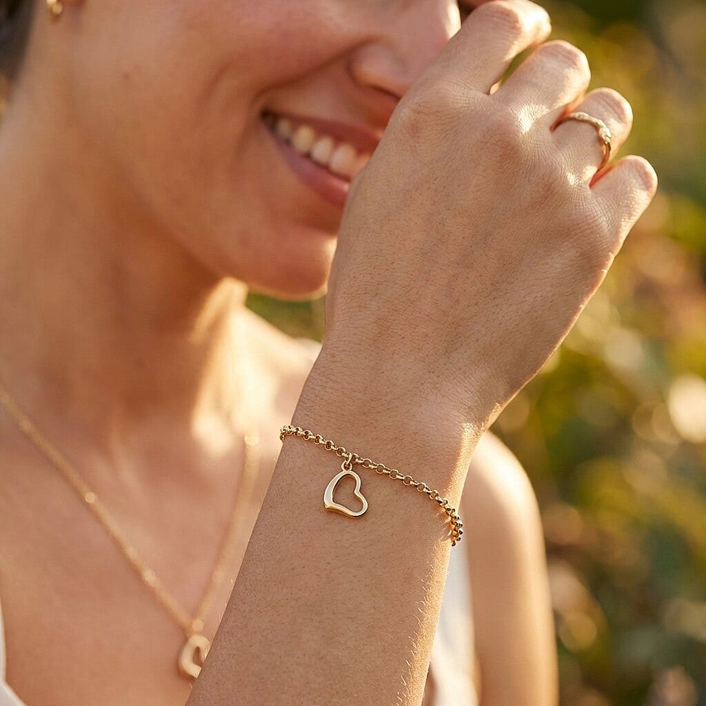 9K Gold 2.4 MM Belcher Bracelet with Spring Ring Clasp 7 Inch Polished 8104726 4