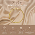9K Yellow Gold Bracelet (Size - 7.5), Gold Wt.0.81 Gms