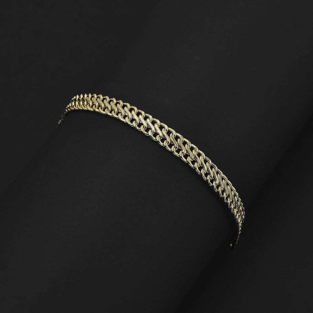 9K Yellow Gold Bracelet (Size - 7), Gold Wt.4.8 Gms