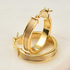 9K Yellow Gold Earring, Gold Wt.1.2 Gms