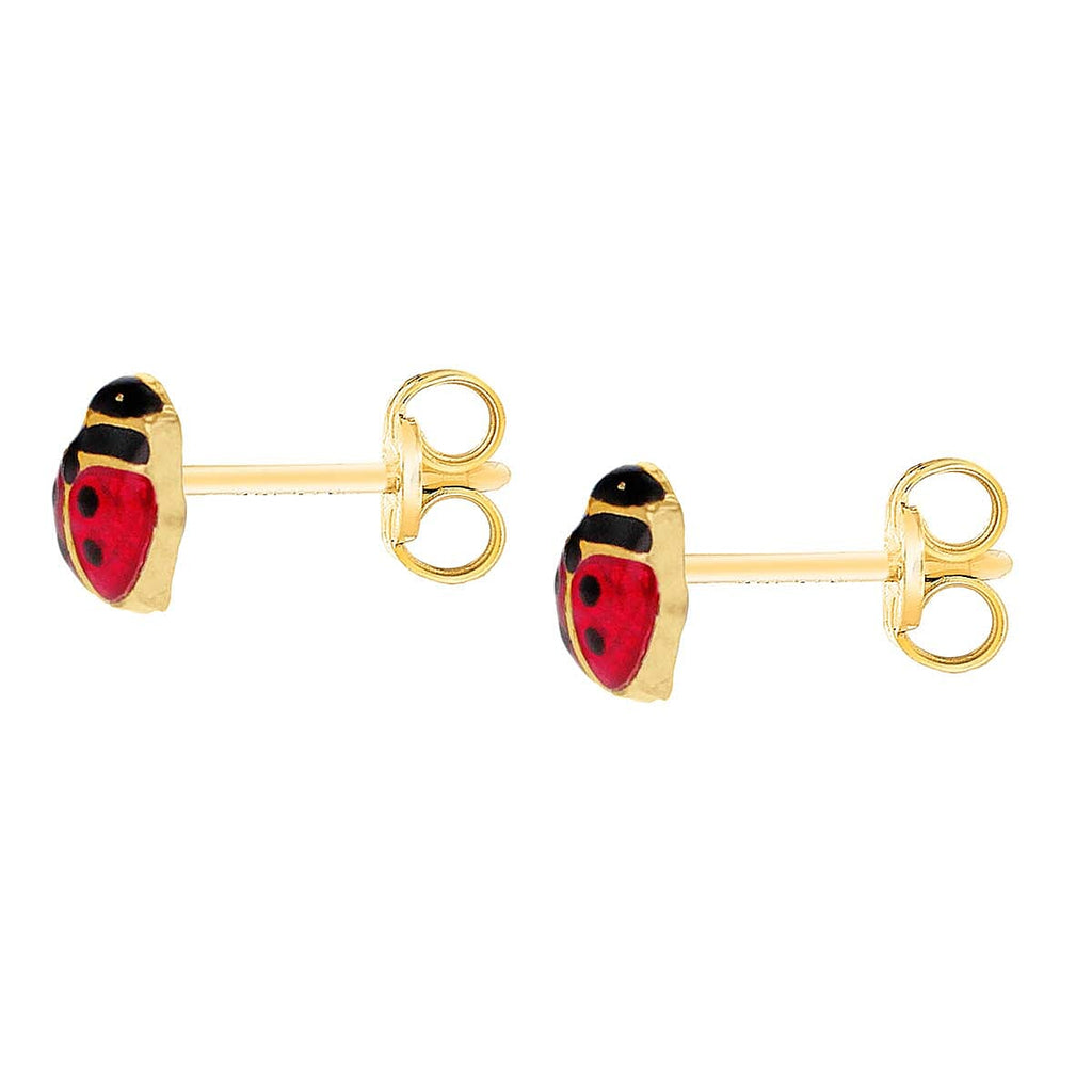 9K Yellow Gold  Earring,  Gold Wt. 0.18 Gms