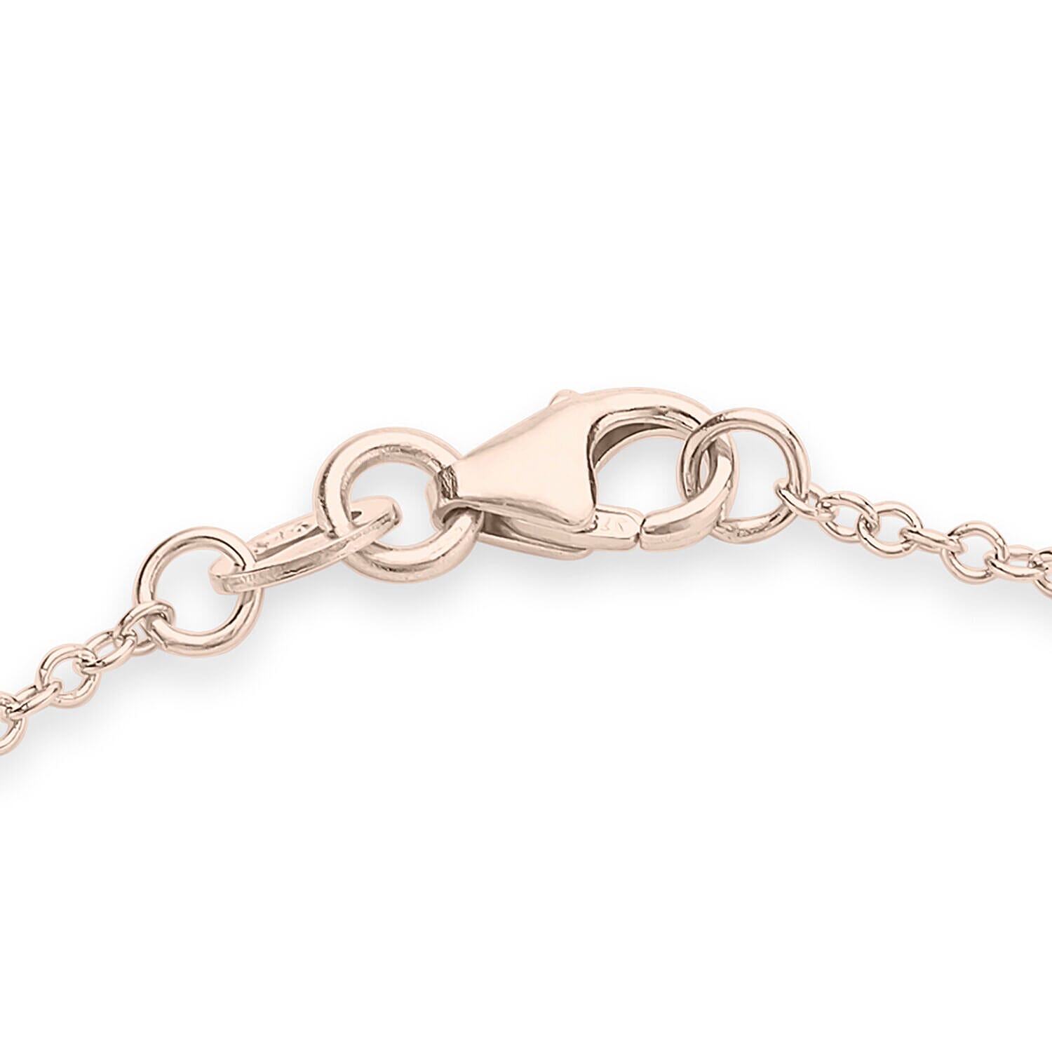 9K Two Colour Gold 11.5mm Interlocked Rings Bracelet 7.5 Inch 7328577 2