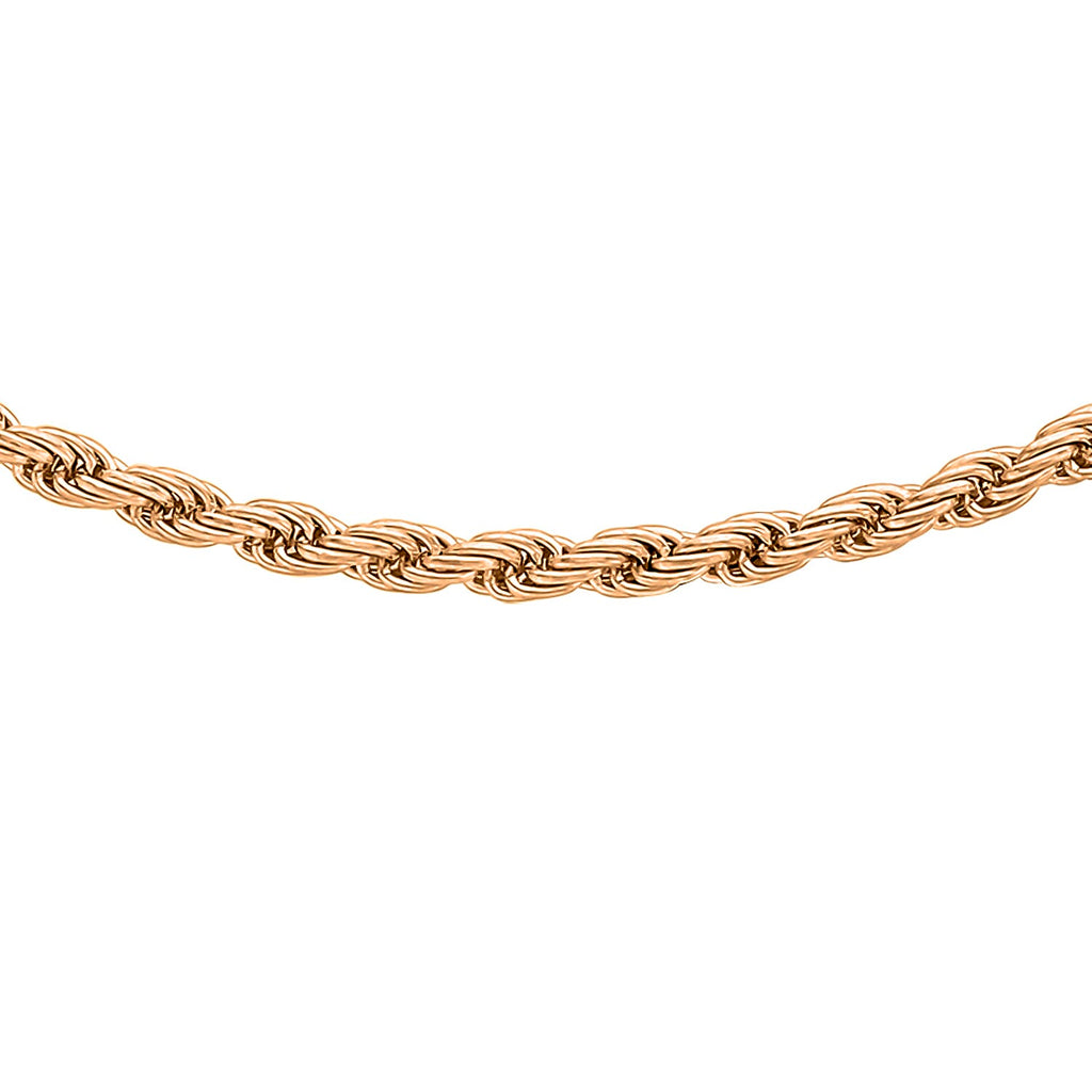9K Rose Gold  Chain (Size - 16),  Gold Wt. 3.4 Gms
