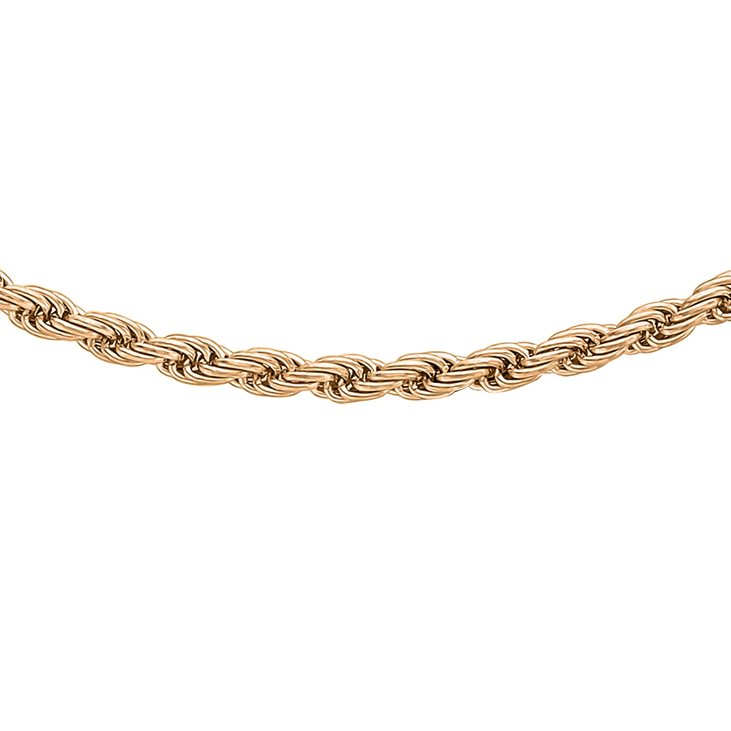Rope Chain 16 Inch in 9K Rose Gold 7582735 0