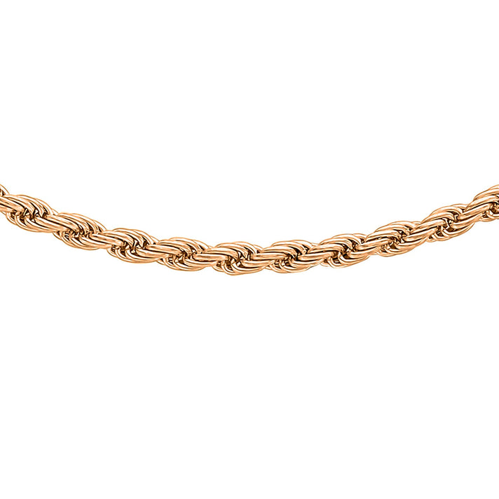 Rope Chain 16 Inch in 9K Rose Gold 7582735 1