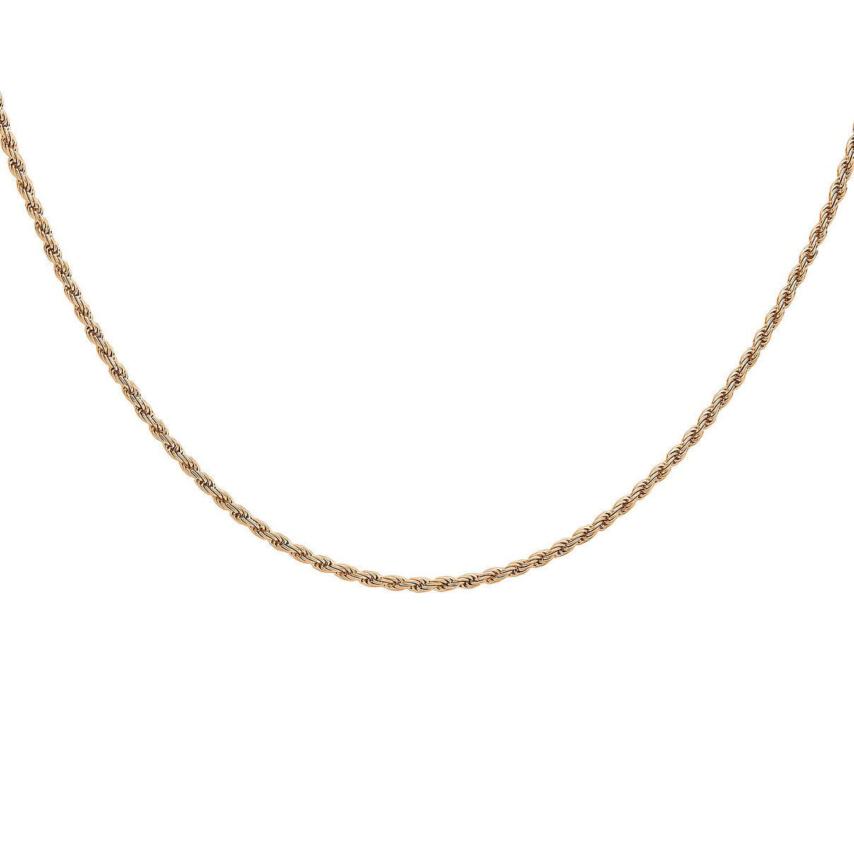 Rope Chain 16 Inch in 9K Rose Gold 7582735 1