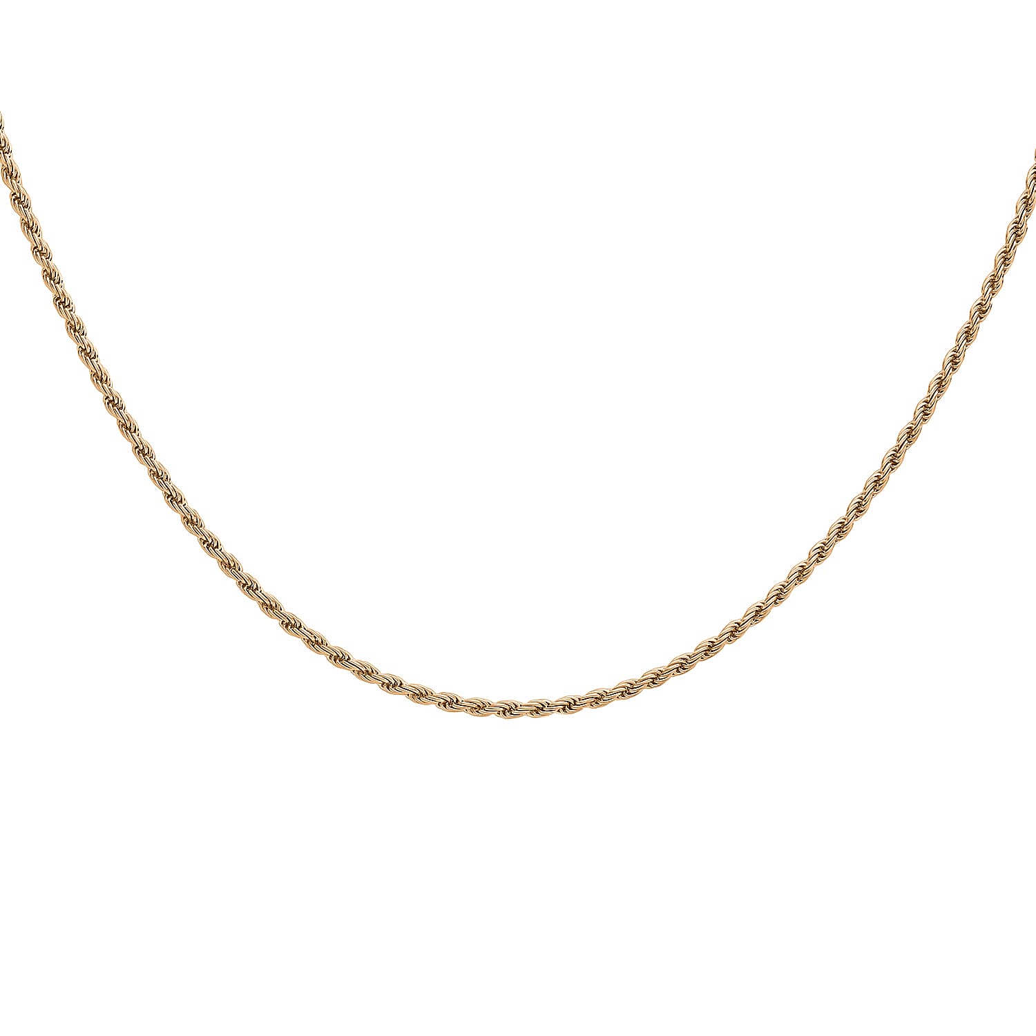 Rope Chain 16 Inch in 9K Rose Gold 7582735 1
