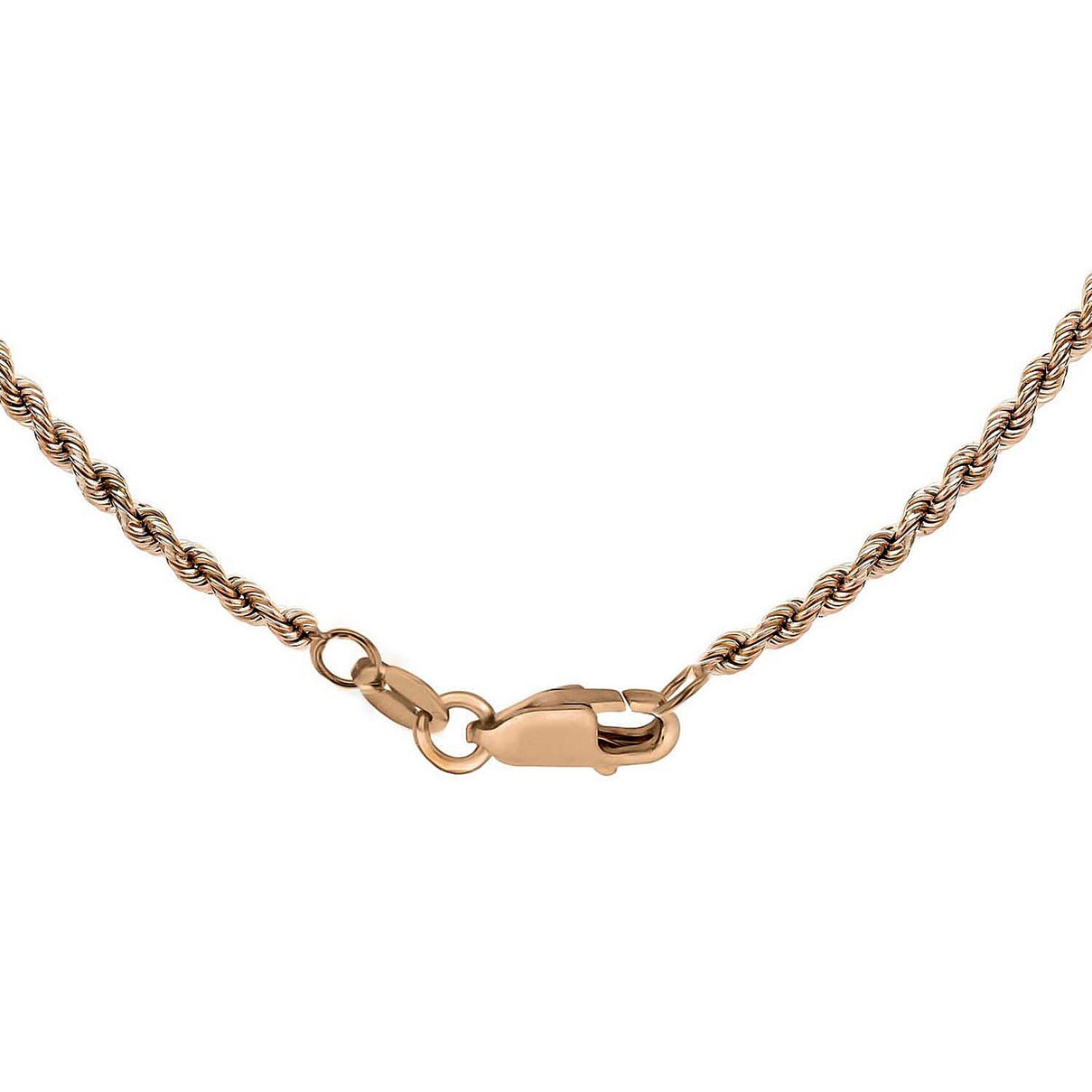 Rope Chain 16 Inch in 9K Rose Gold 7582735 2