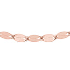 9K Rose Gold  Chain (Size - 18),  Gold Wt. 9 Gms