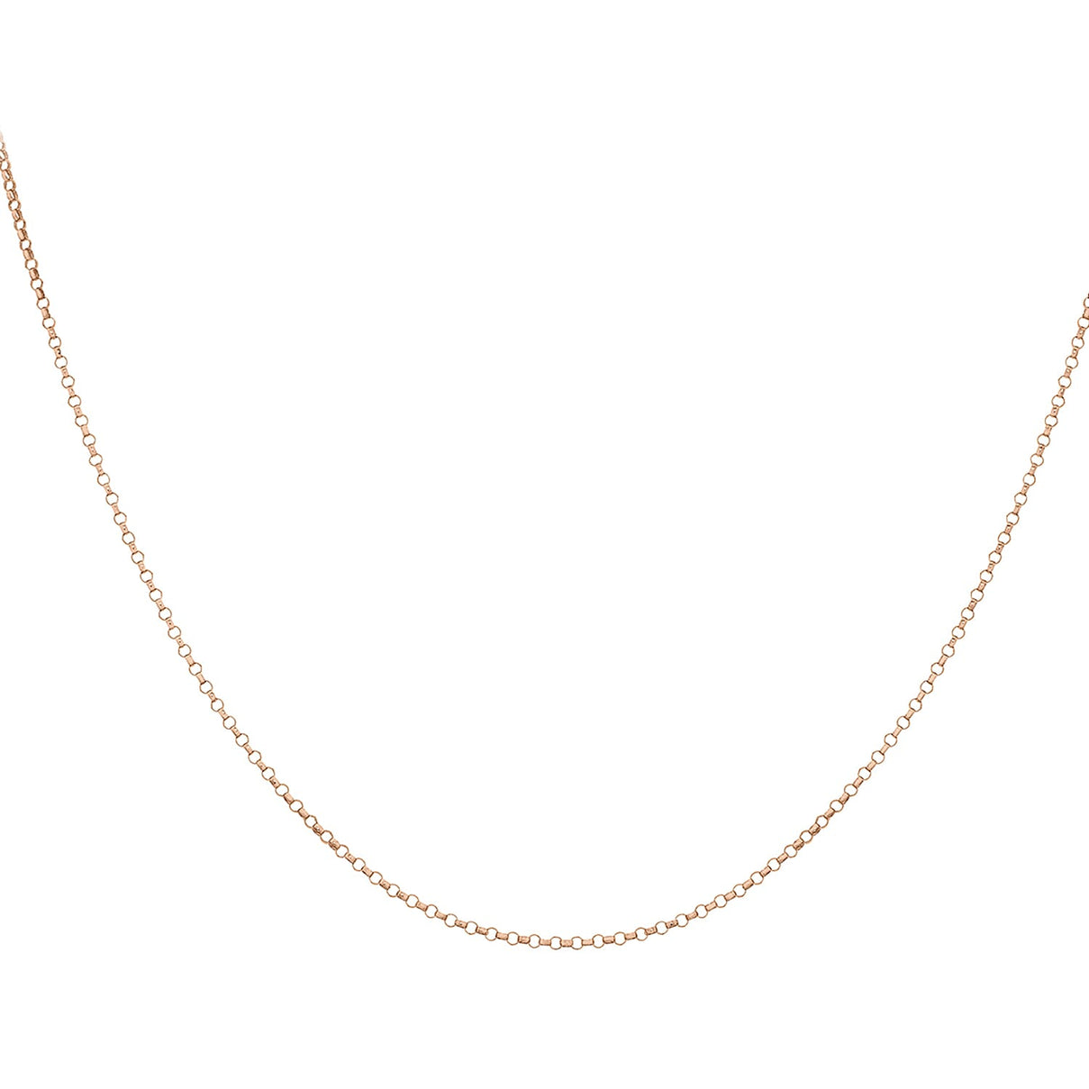Round Belcher Chain 20 Inch in 9K Rose Gold 7590712 0