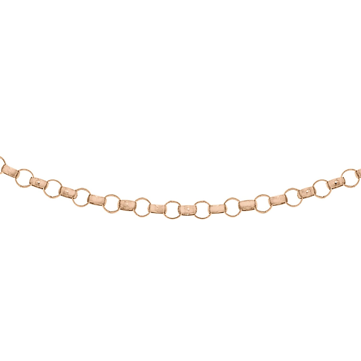 Round Belcher Chain 20 Inch in 9K Rose Gold 7590712 1