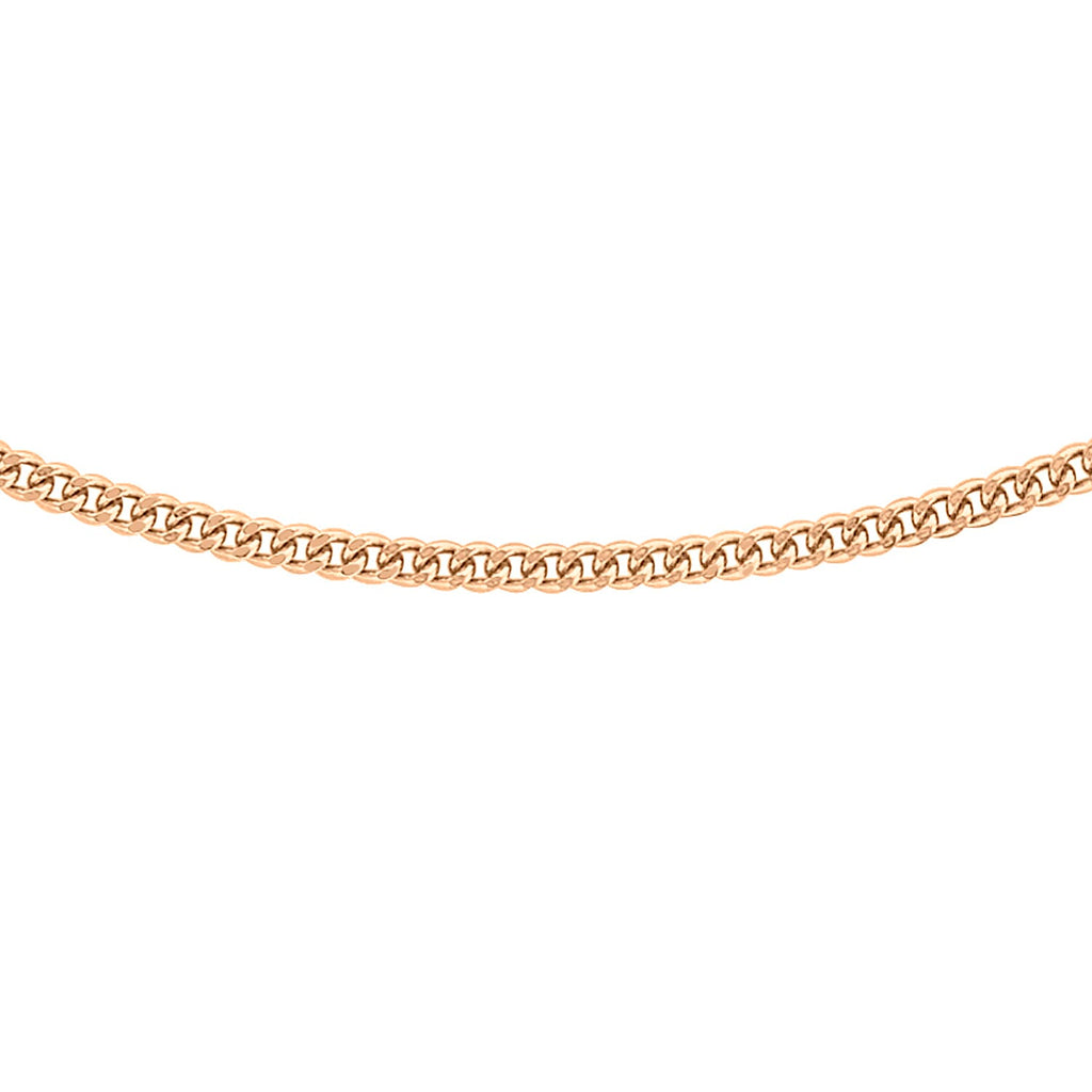 9K Rose Gold  Chain (Size - 20),  Gold Wt. 1.4 Gms