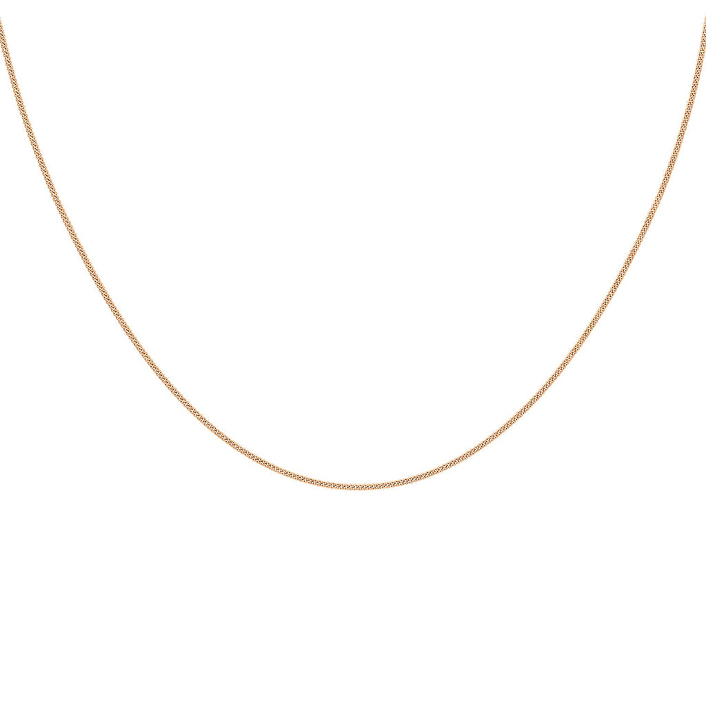 9K Rose Gold  Chain (Size - 20),  Gold Wt. 1.4 Gms