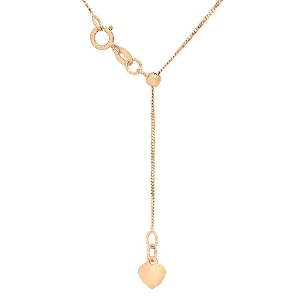 9K Rose Gold  Chain (Size - 22),  Gold Wt. 1.4 Gms
