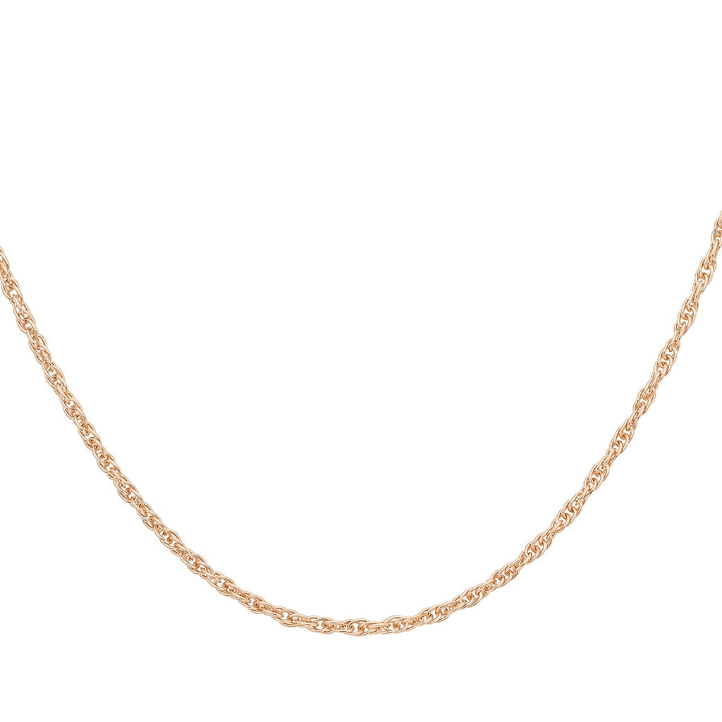 9K Rose Gold  Chain (Size - 24),  Gold Wt. 0.47 Gms