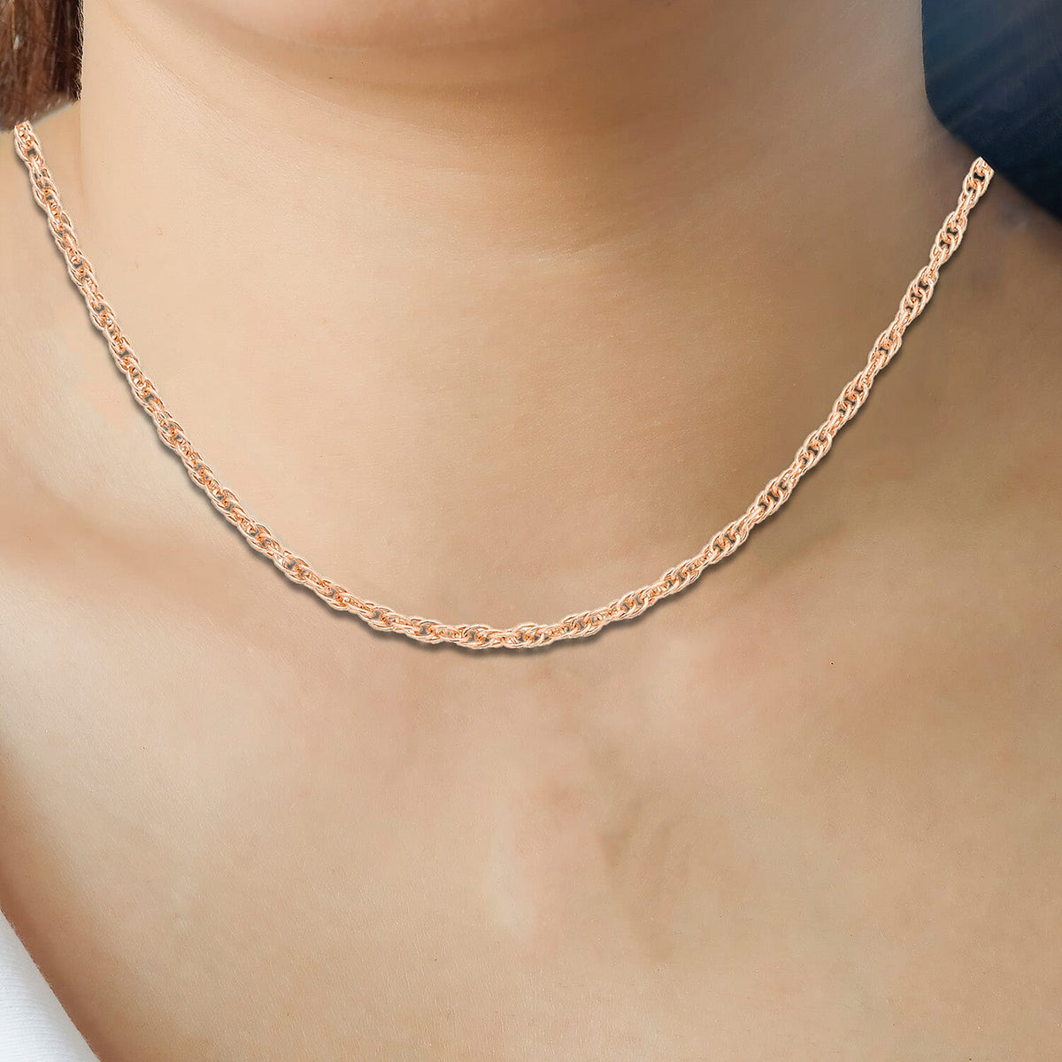 Prince of Wales Chain 24 Inch in 9K Rose Gold 7583623 1