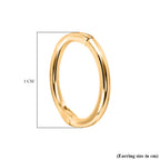 9K Rose Gold  Earring,  Gold Wt. 0.61 Gms
