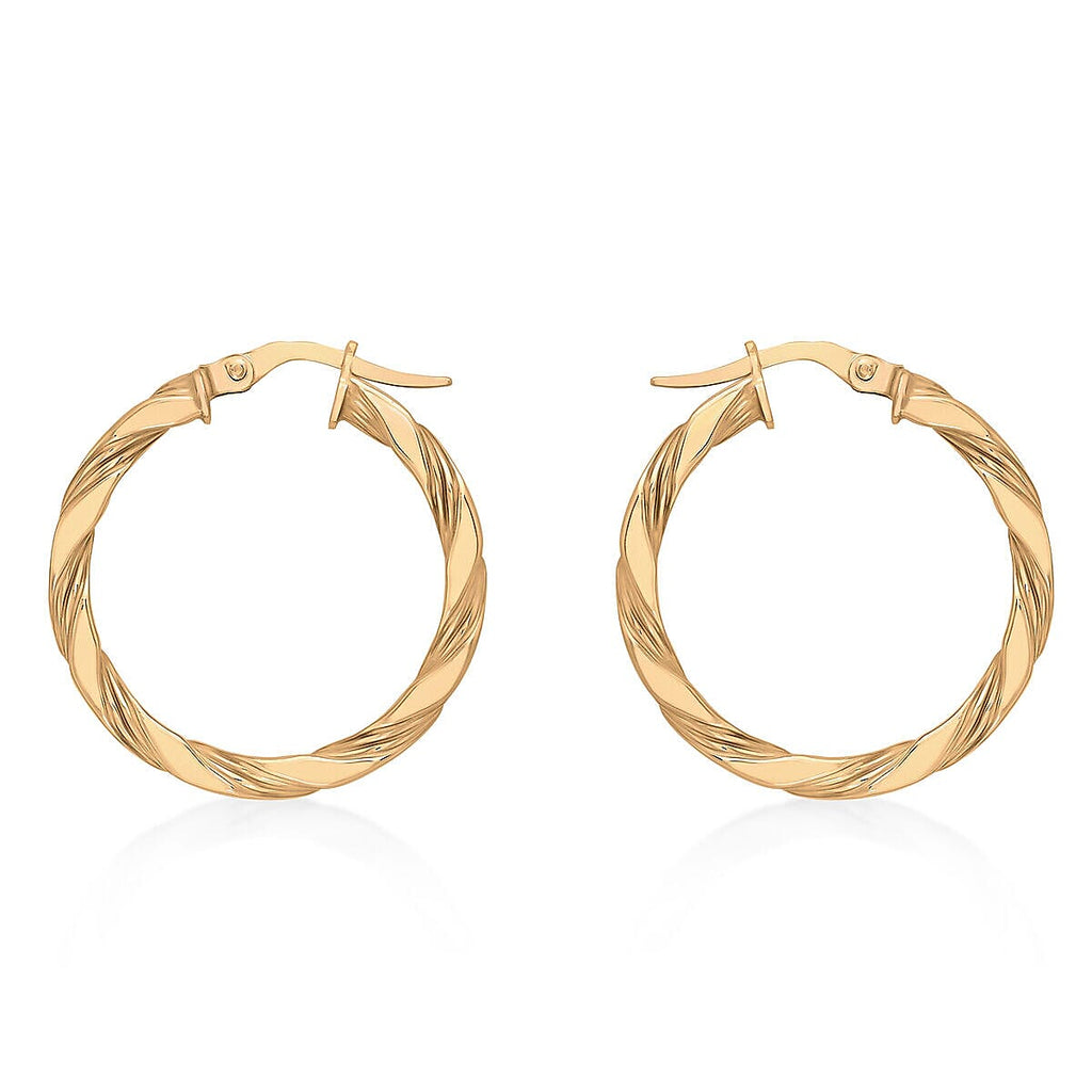 9K Rose Gold  Earring,  Gold Wt. 1.5 Gms