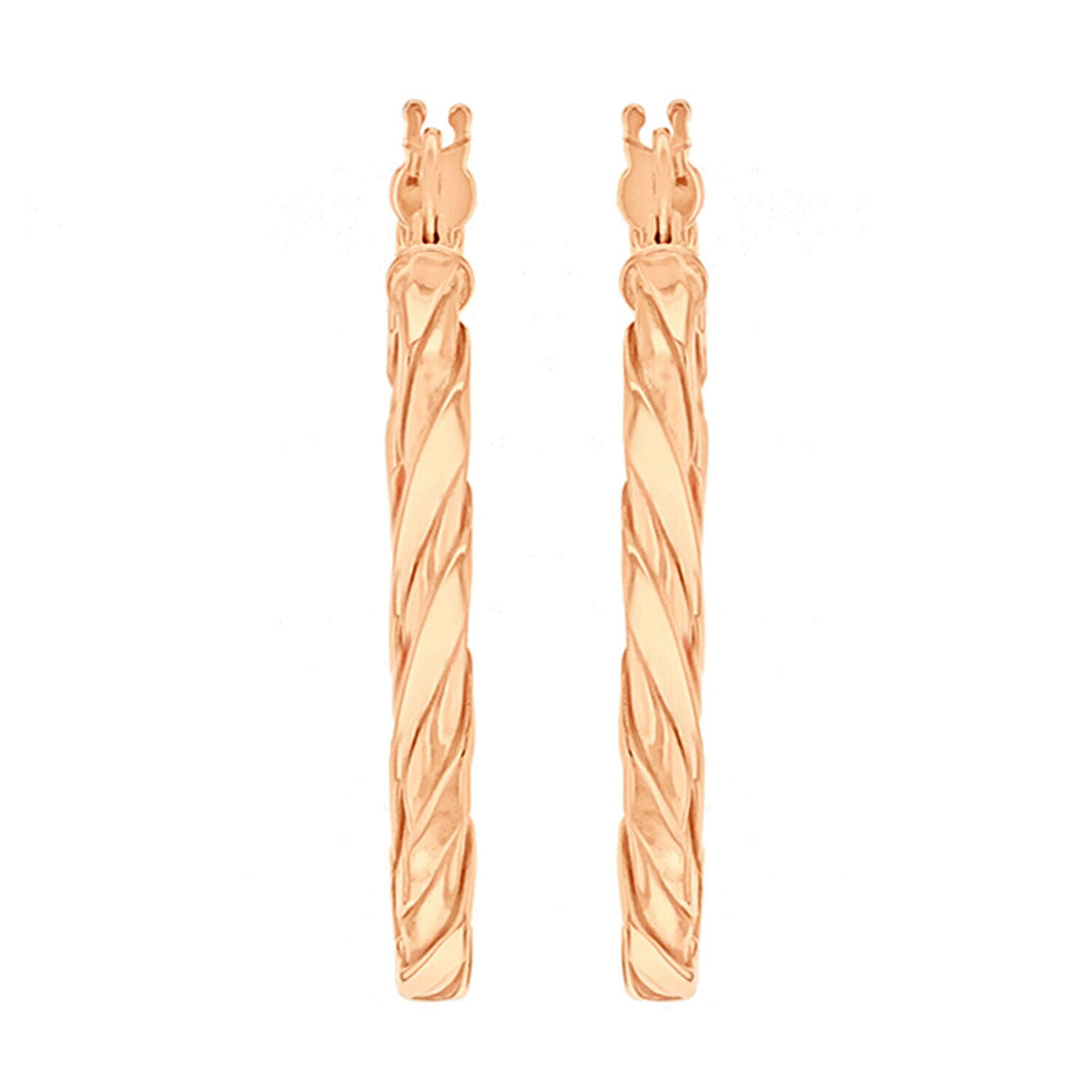 9K Rose Gold  Earring,  Gold Wt. 1.6 Gms