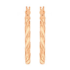 9K Rose Gold  Earring,  Gold Wt. 1.6 Gms