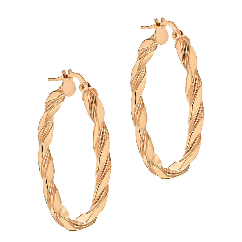 9K Rose Gold  Earring,  Gold Wt. 1.7 Gms