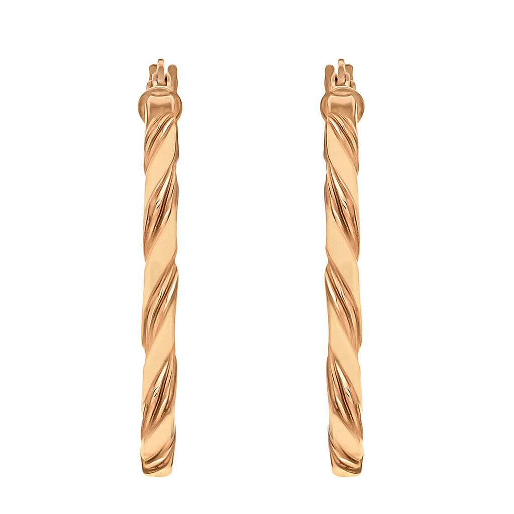 9K Rose Gold  Earring,  Gold Wt. 1.7 Gms
