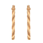 9K Rose Gold  Earring,  Gold Wt. 1.7 Gms
