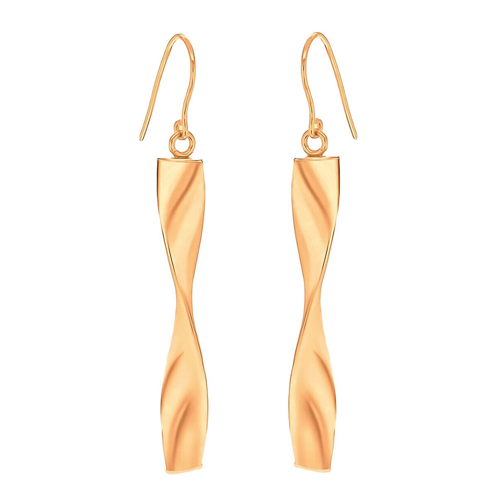 9K Rose Gold  Earring,  Gold Wt. 1.9 Gms