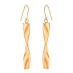 9K Rose Gold  Earring,  Gold Wt. 1.9 Gms