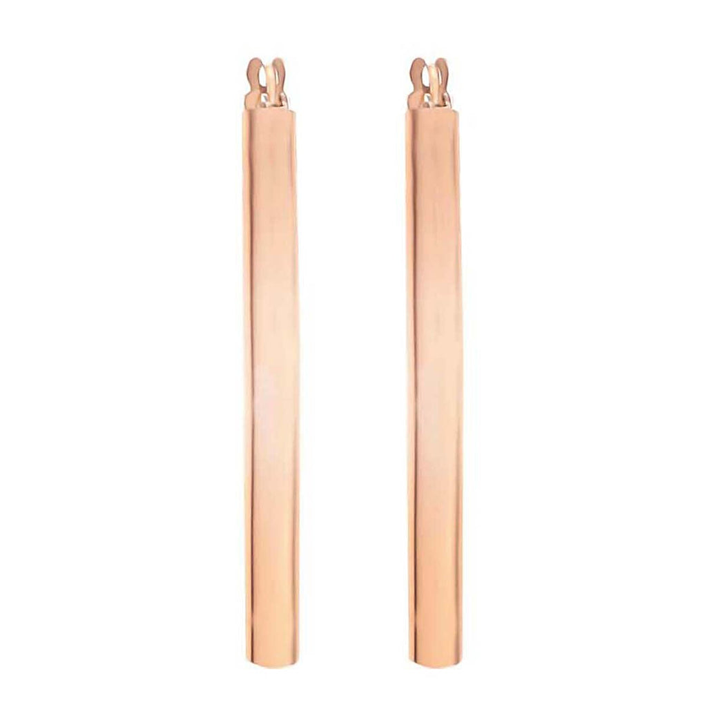 9K Rose Gold  Earring,  Gold Wt. 2.3 Gms