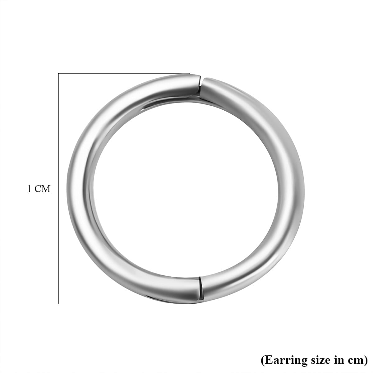 9K White Gold Huggie Earrings 7674165 3