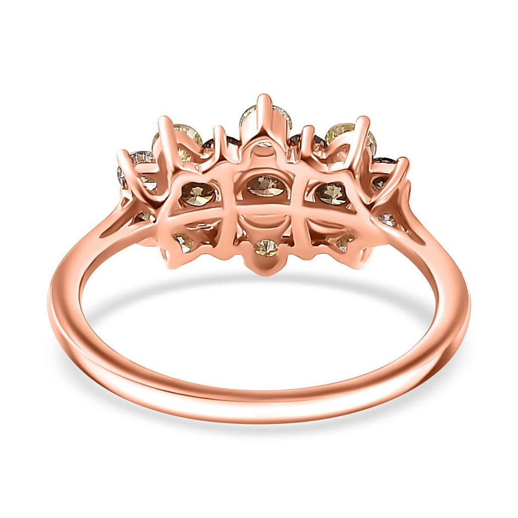 Monster Deal - Colours of Argyle Certified Natural Diamonds Ring in 9K Rose Gold 1.00 Ct