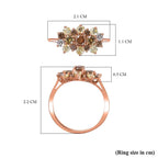 Monster Deal - Colours of Argyle Certified Natural Diamonds Ring in 9K Rose Gold 1.00 Ct