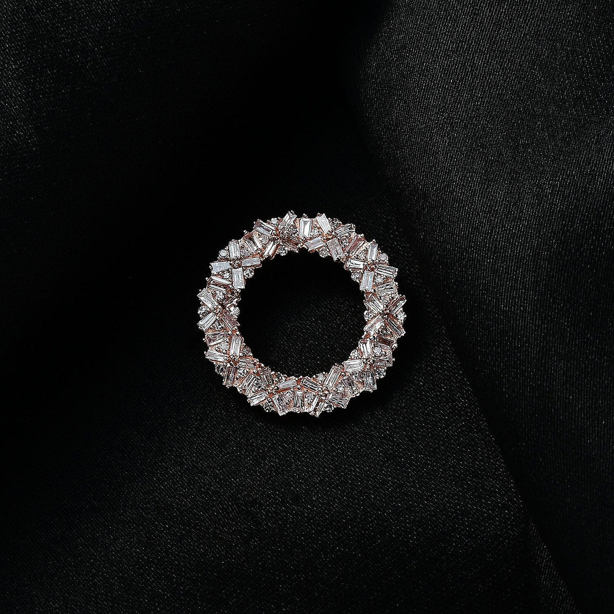 9K Rose Gold I3 Pink Diamond I3 Circle Pendant 0.50 ct, Gold Wt. 1.66 Gms  0.500  Ct. 7652162 4