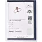 9K Rose Gold  I3   Pink Diamond  I3 Cluster Ring 0.25 ct,  Gold Wt. 2.2 Gms  0.236  Ct.